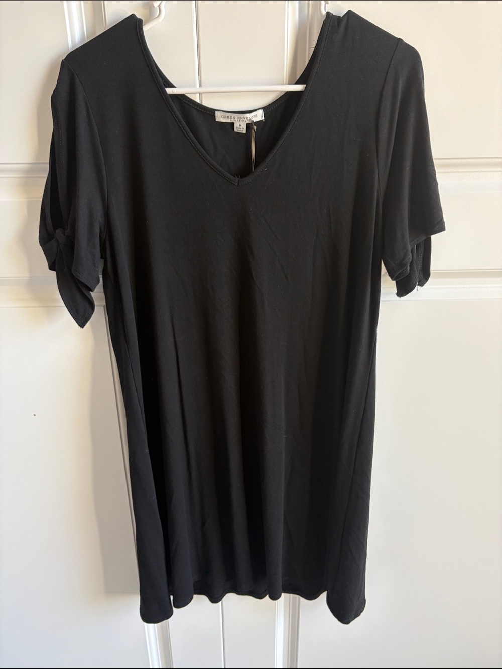 Women’s Black Dress with bow sleeves